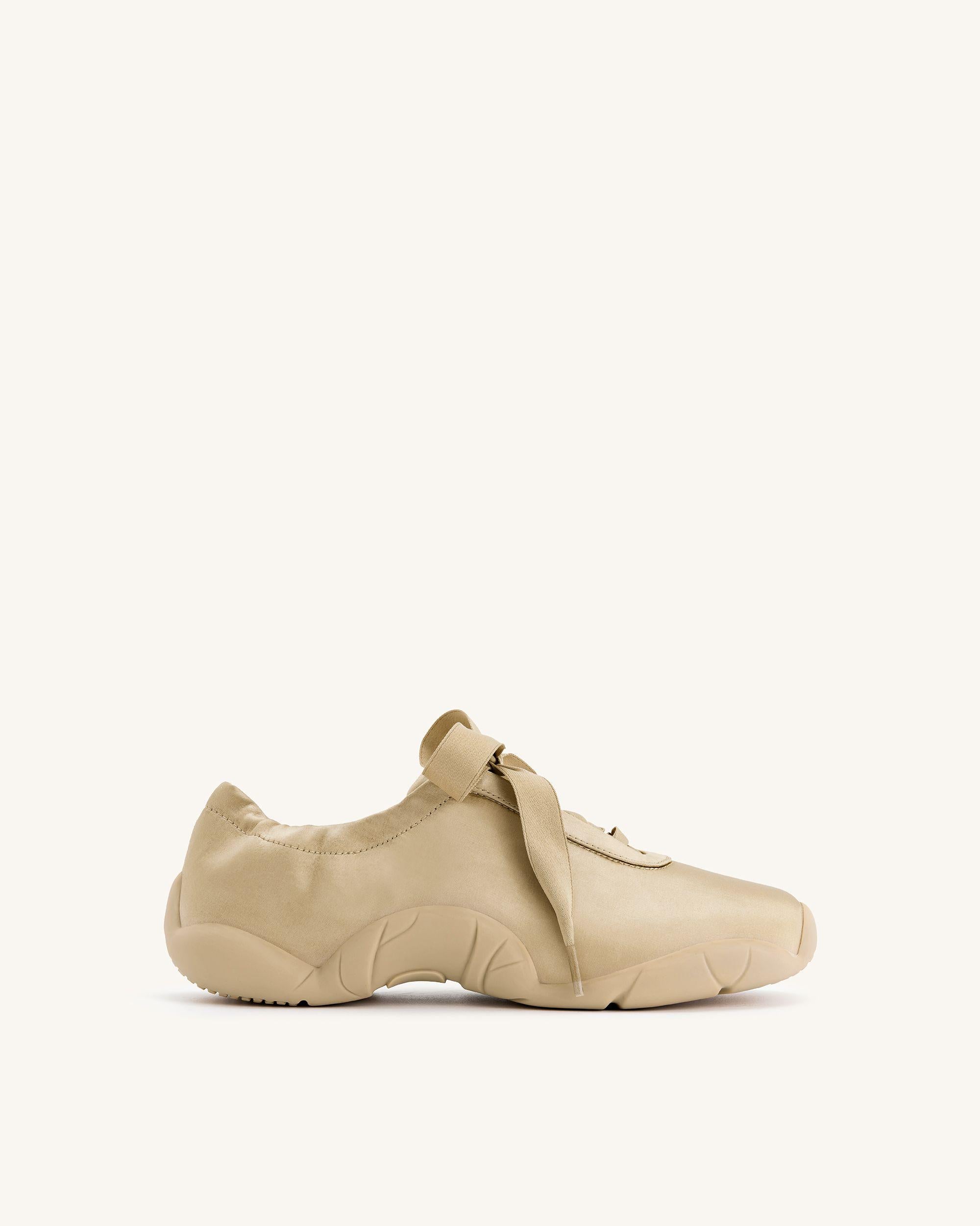 Flavia Ballerina Sneakers - Brown | JW PEI