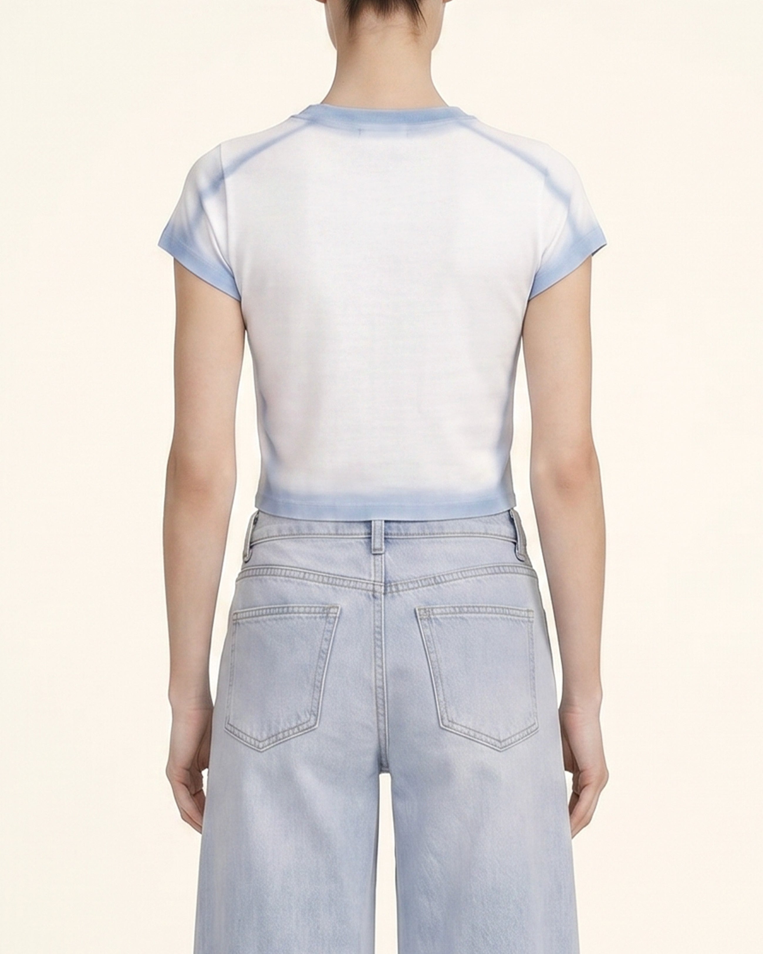The Pixie Butterfly Graphic Tee - Cloud Blue