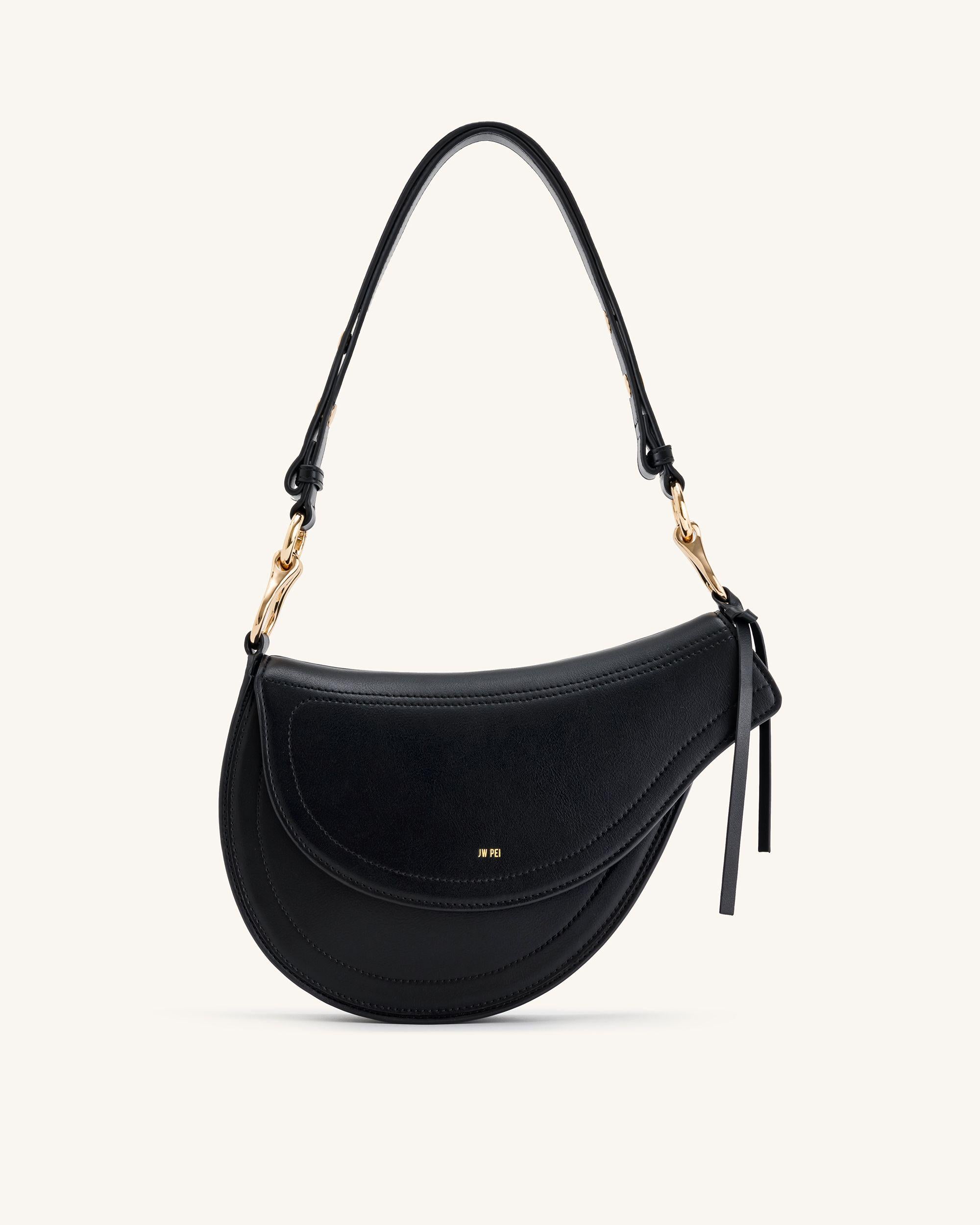 Ashlie Crossbody Bag - Black | JW PEI
