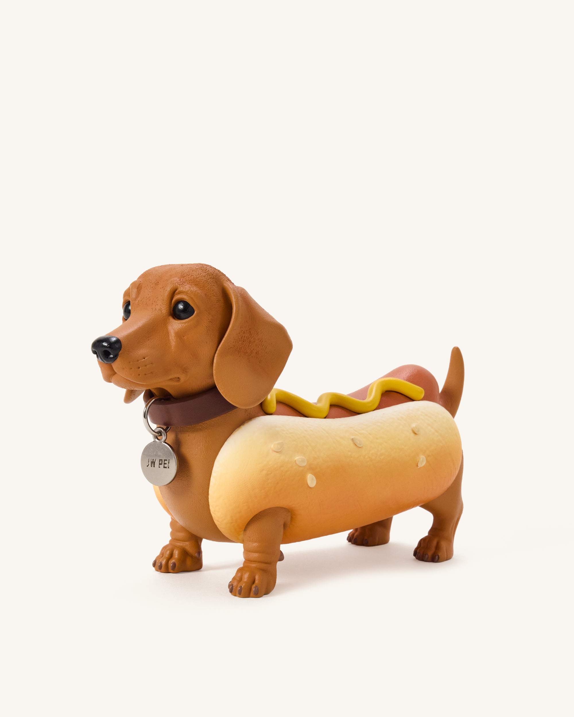Dachshund Hot Dog Bag - Brown/Yellow | JW PEI