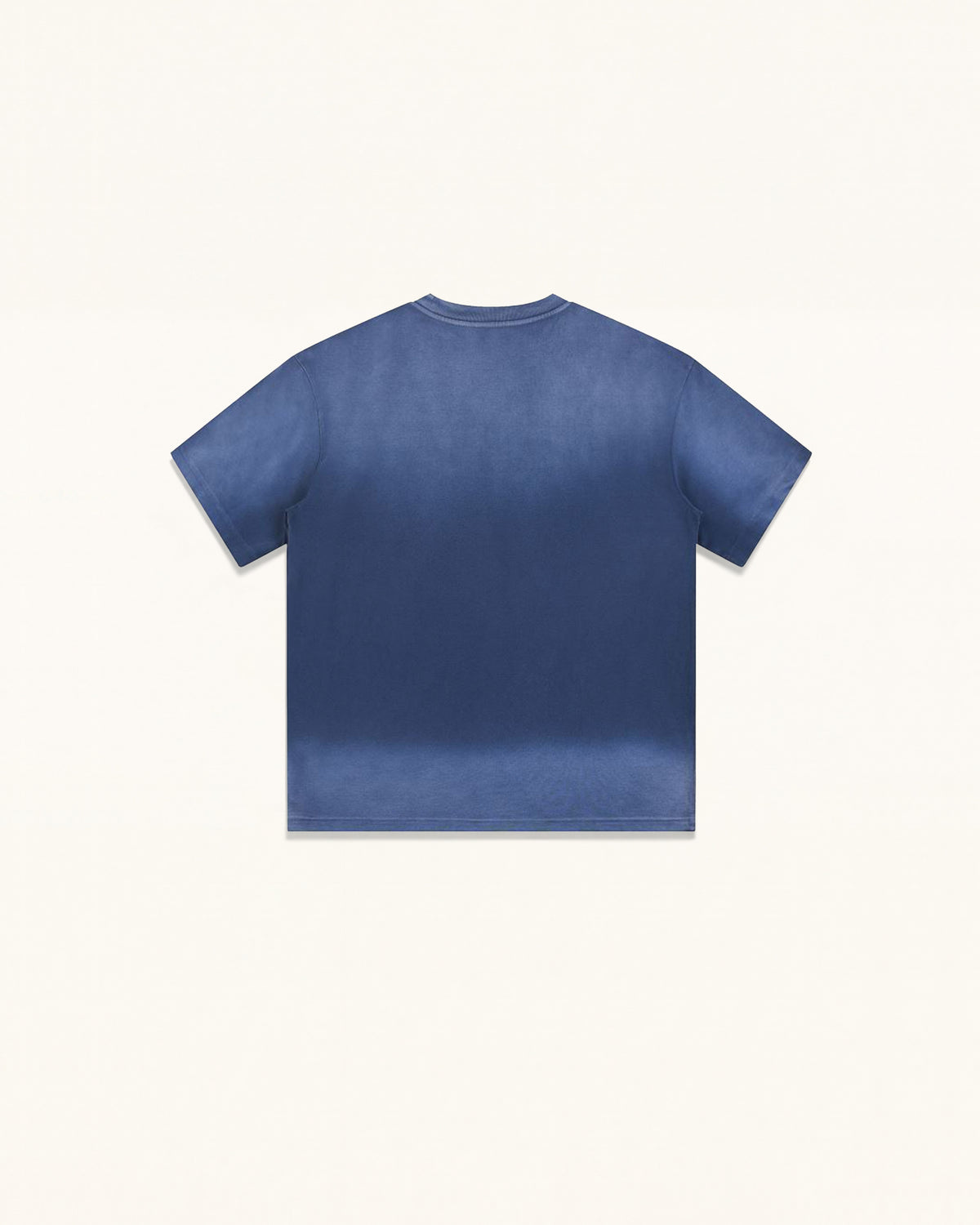 Essential Rhinestone Rose Acid Wash Boxy Tee - Vintage Blue