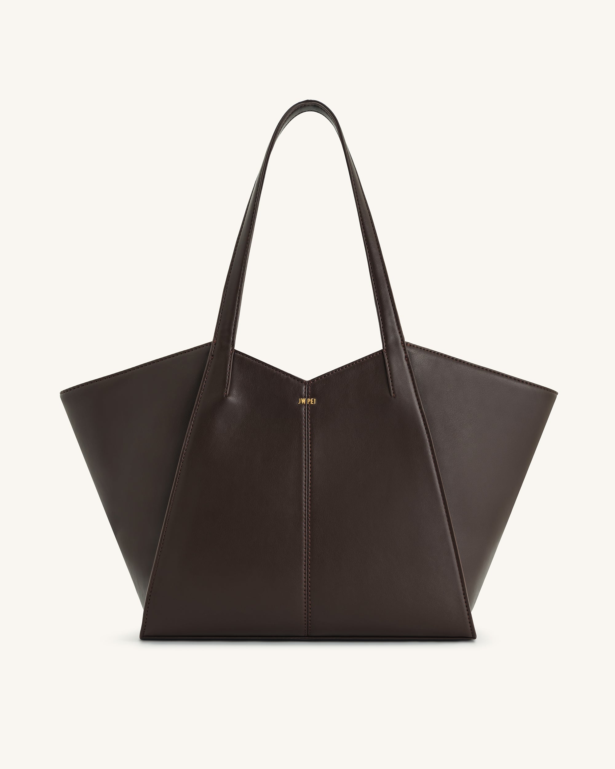Kiana Large Capacity Tote Bag - Caramel
