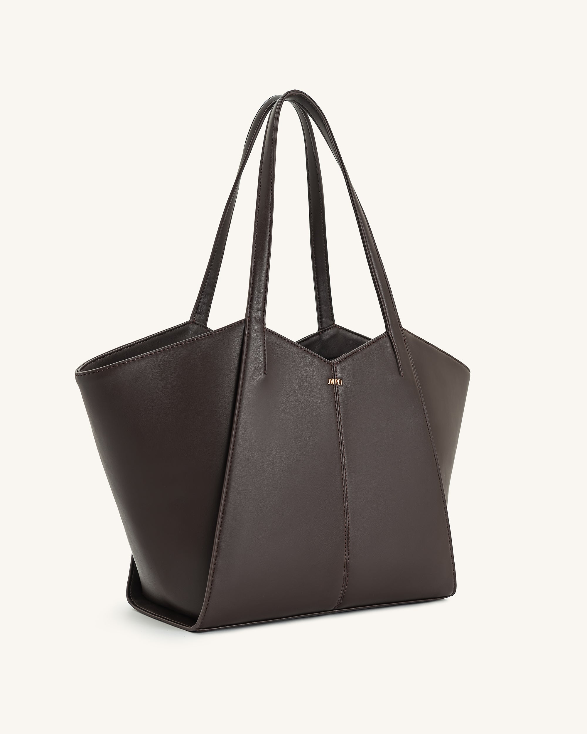 Kiana Large Capacity Tote Bag - Caramel