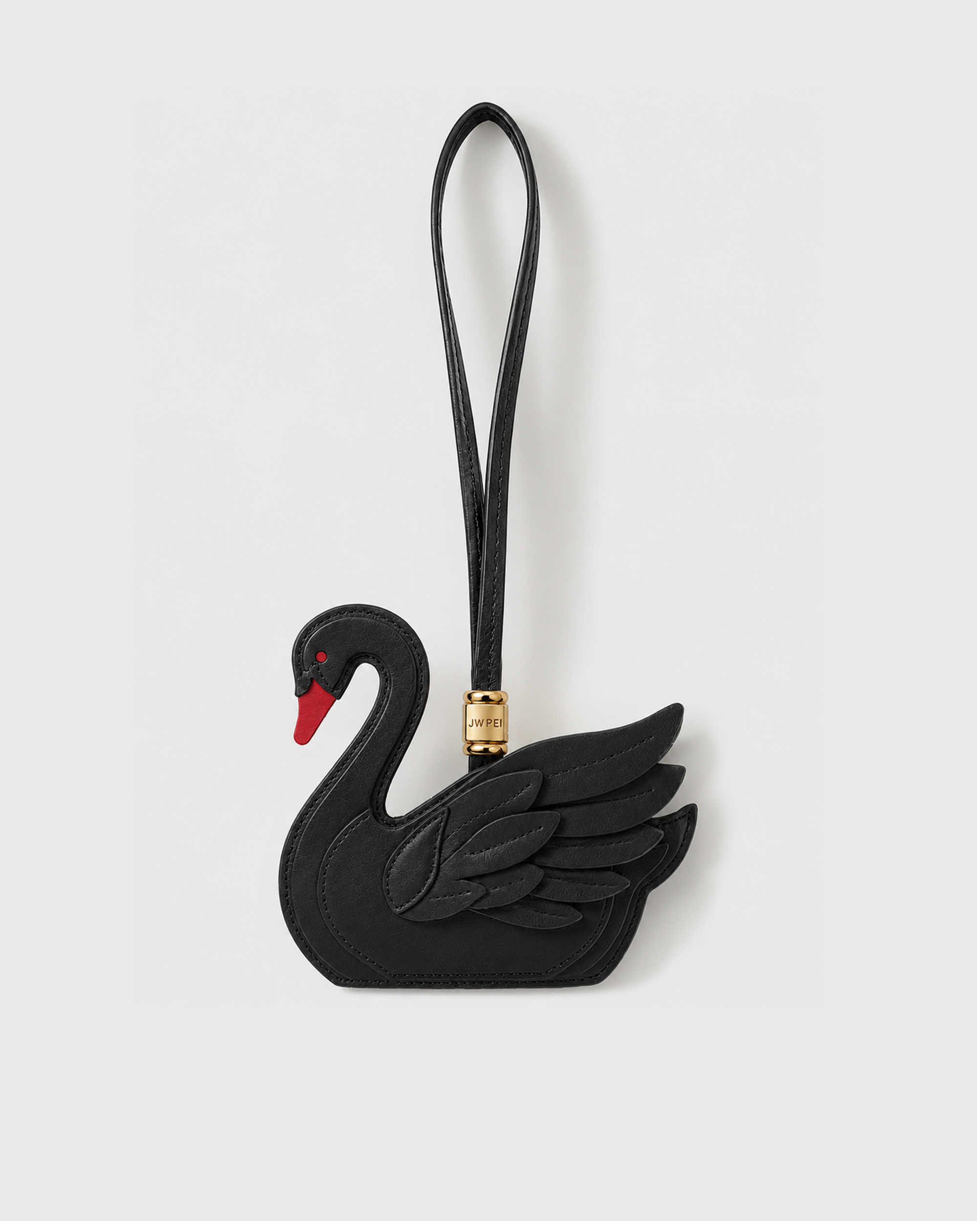 Black Swan Bag Charm - Black