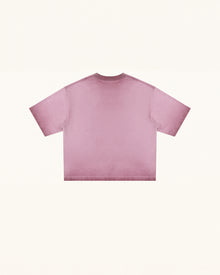 The Angelic Dripping Crystal Wings Tee - Dusty Rose