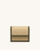 Mini Flap Faux Suede Crossbody - Green