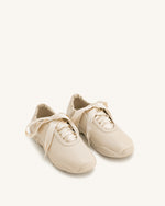 Flavia Ballerina Sneakers - Apricot