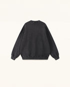 The Enchanted Rhinestone Rose Pullover - Black