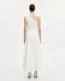 Iris Floral Halter Bodycon Dress - White