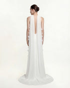 Tulle Cape Shawl - White