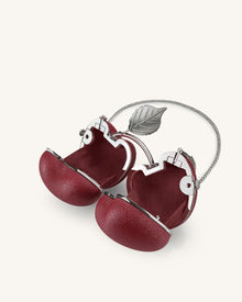 Elara Cherry Shaped Clutch - Red