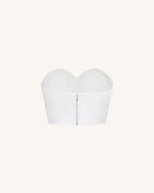 Sweetheart Bustier - White