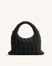 Cora Quilting Handle Bag - Black