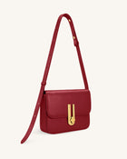 Evania Lock Shoulder Bag - Red