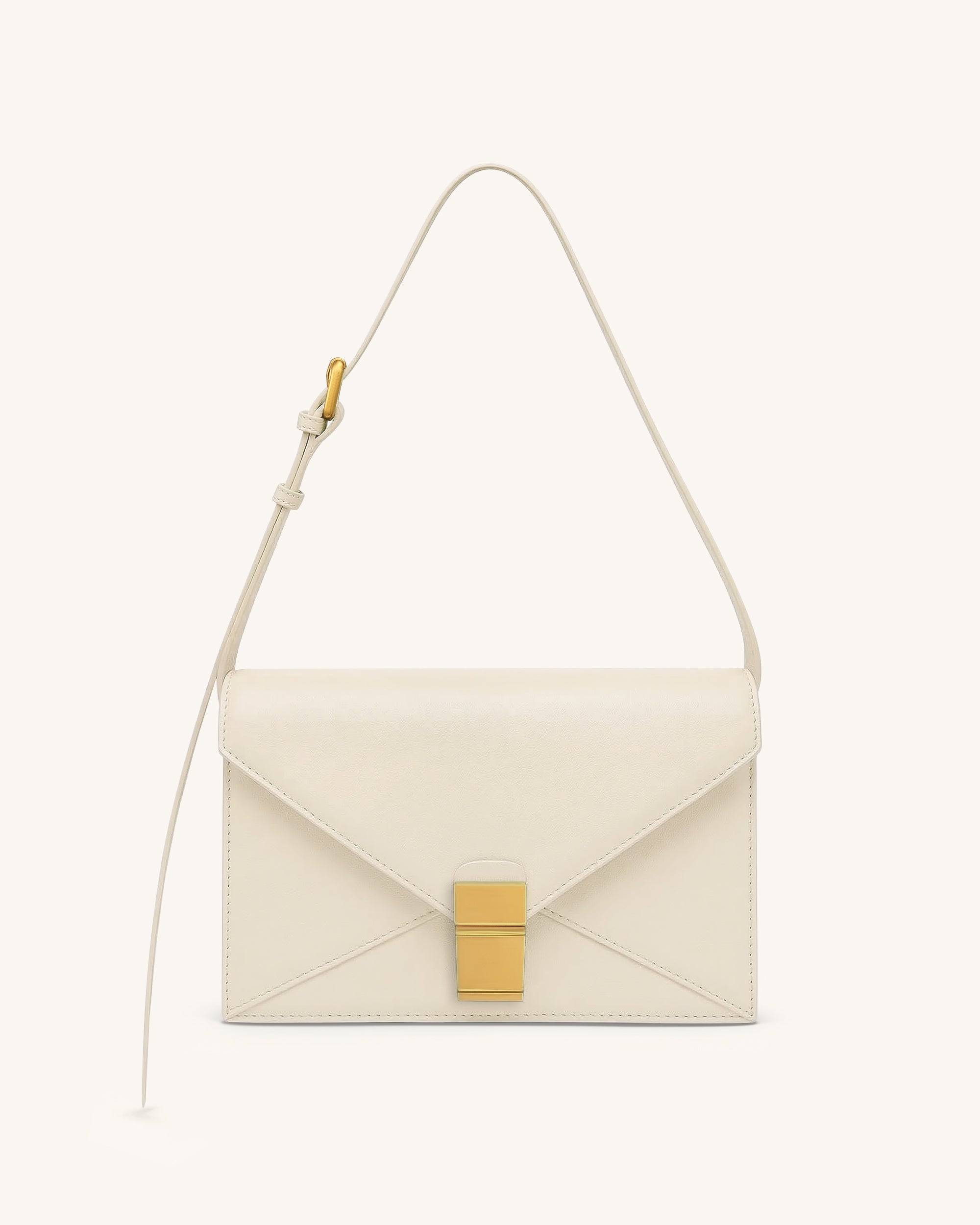 Clio Envelope Crossbody Bag - Ivory