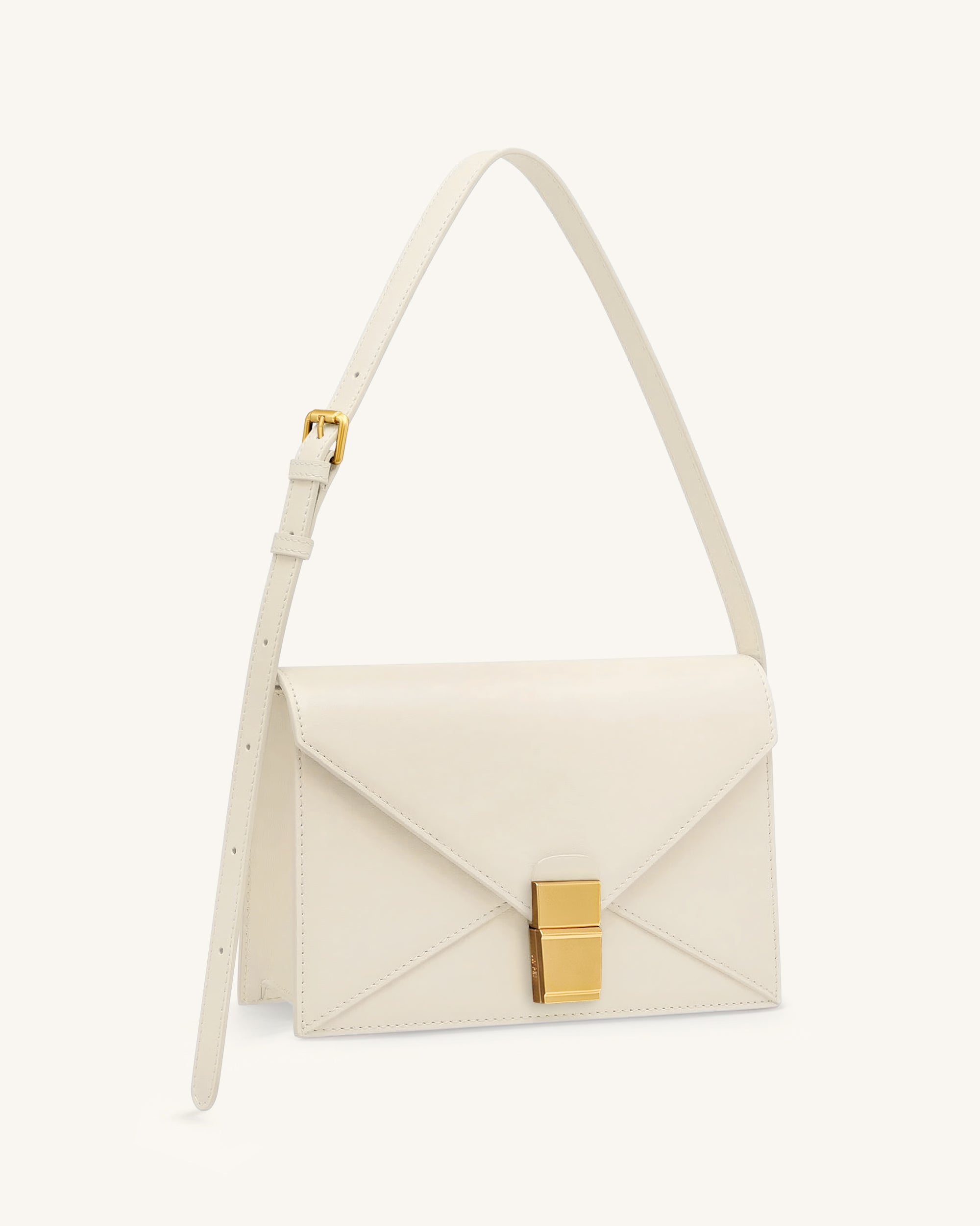 Clio Envelope Crossbody Bag - Ivory