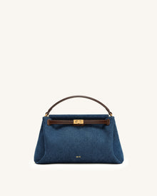 Carmen Top Handle Bag - Blue Denim