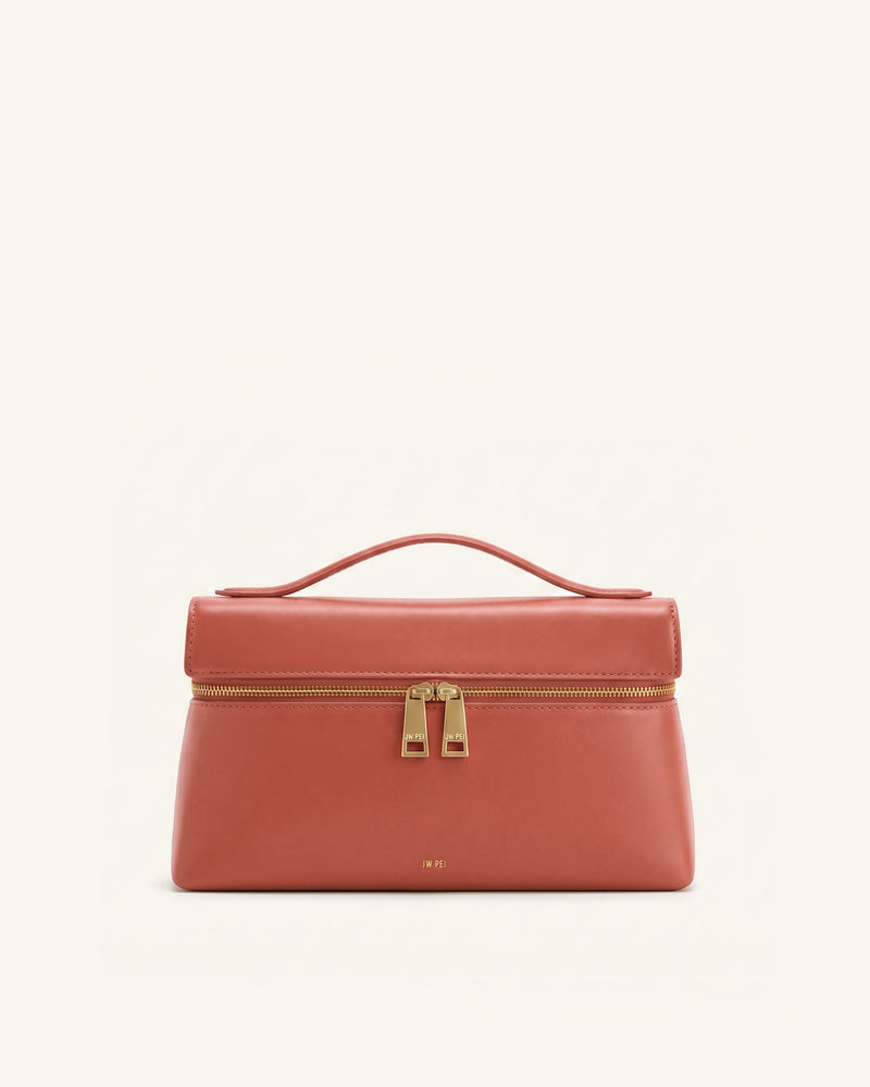 Thea Top Handle Bag - Orange Red