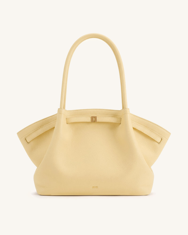 Hana Large Tote Bag - Light Yellow
