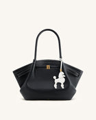Poodle Bag Charm - White