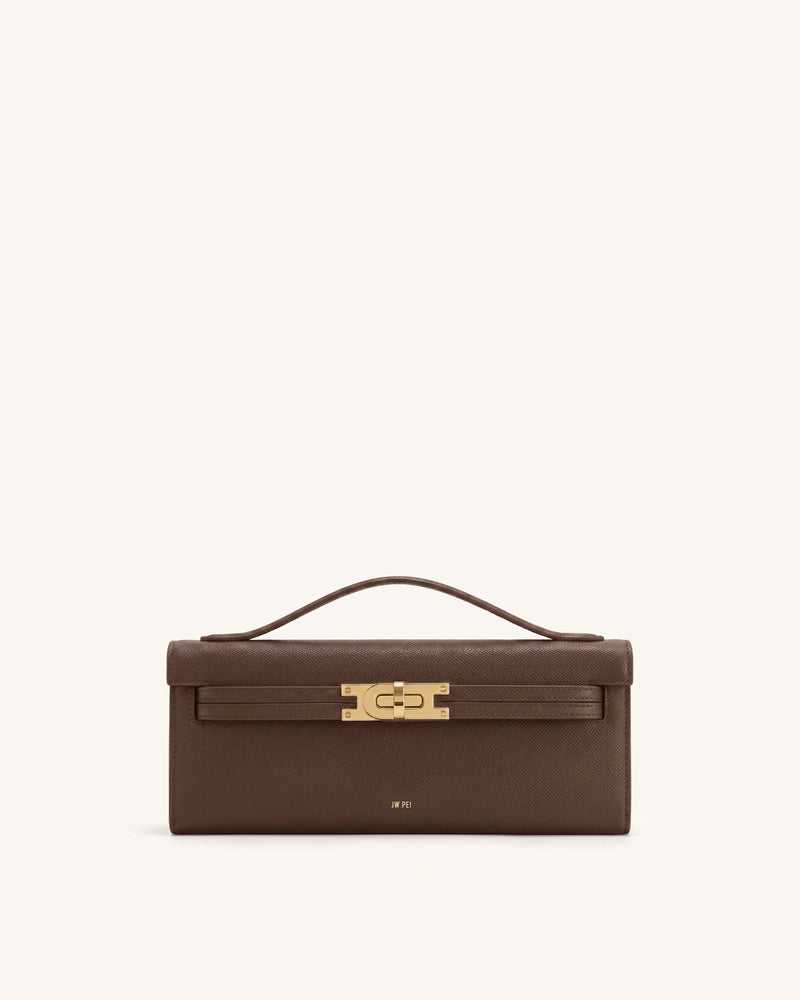 Bria Structured Top Handle Bag - Coffee