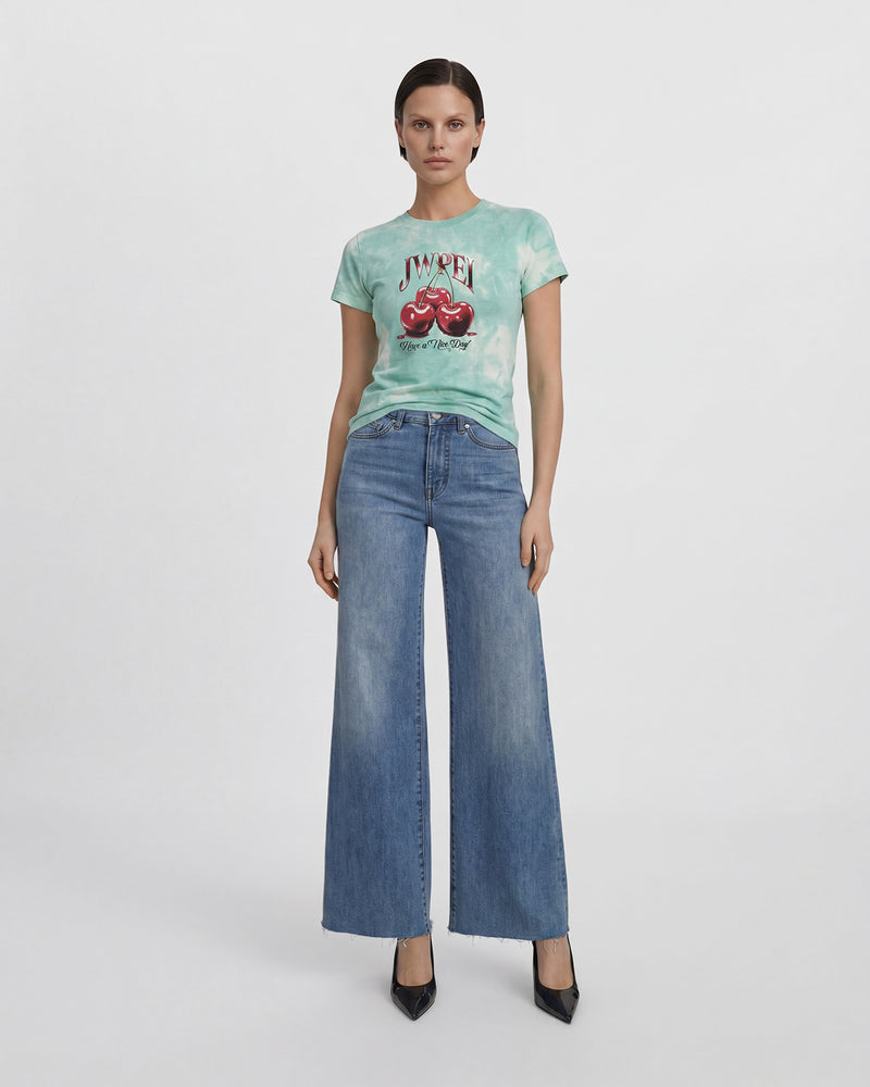 The Rebel Cherry Bomb T-shirt - Mint Cloud