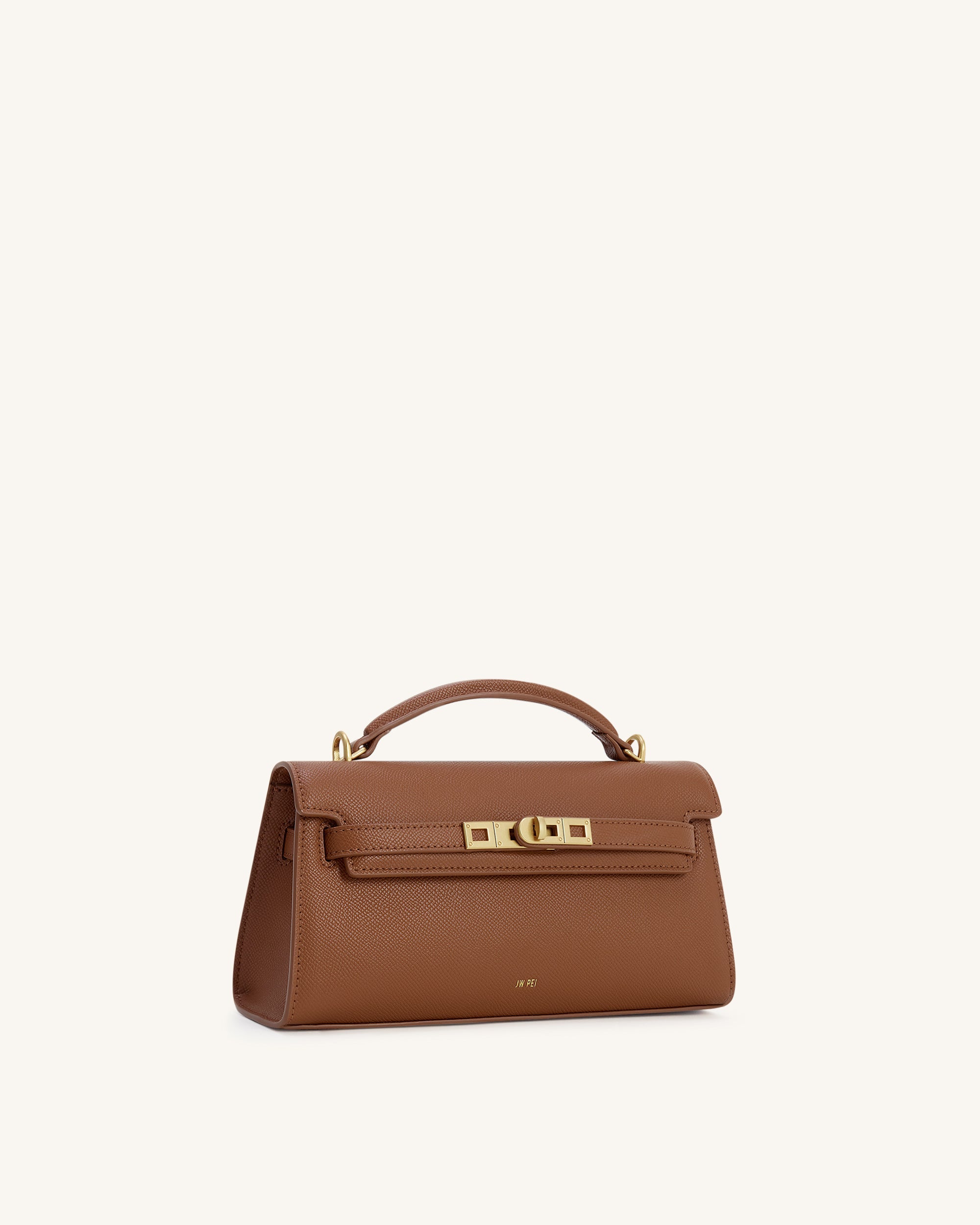 Noor Top Handle Bag - Brown | JW PEI