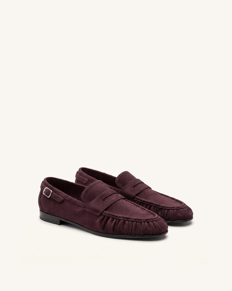 Sophie Classic Loafers - Burgundy