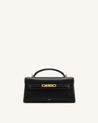 Noor Top Handle Bag - Ink Black