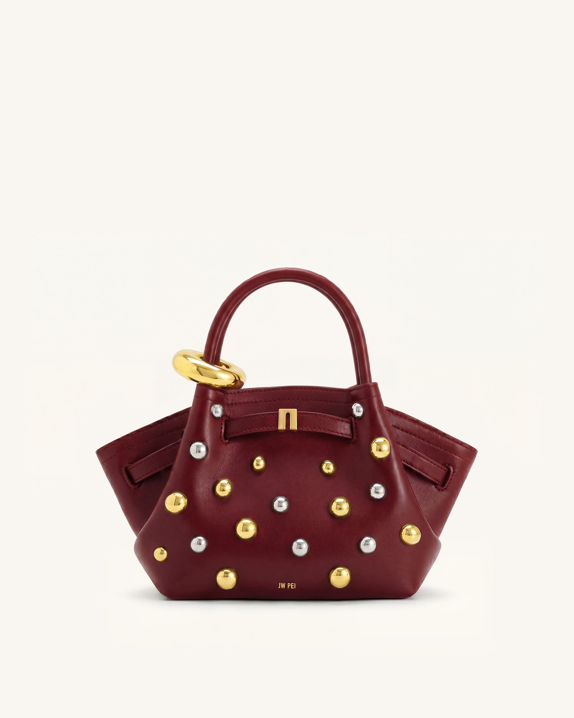 Hana Mini Tote Bag - Wine Red