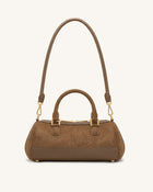 Josie Barrel Shoulder Bag - Brown