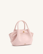 Hana Mini Faux Suede Tote Bag - Pink