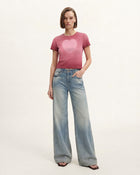 The Shrunken Faded Love T-shirt -  Wild Berry