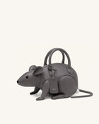 Mia Mouse Top Handle Bag - Gray