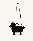 Luna Sheep Top Handle Bag - Black