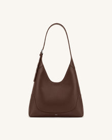 Willow Soft Hobo Shoulder Bag - Dark Brown