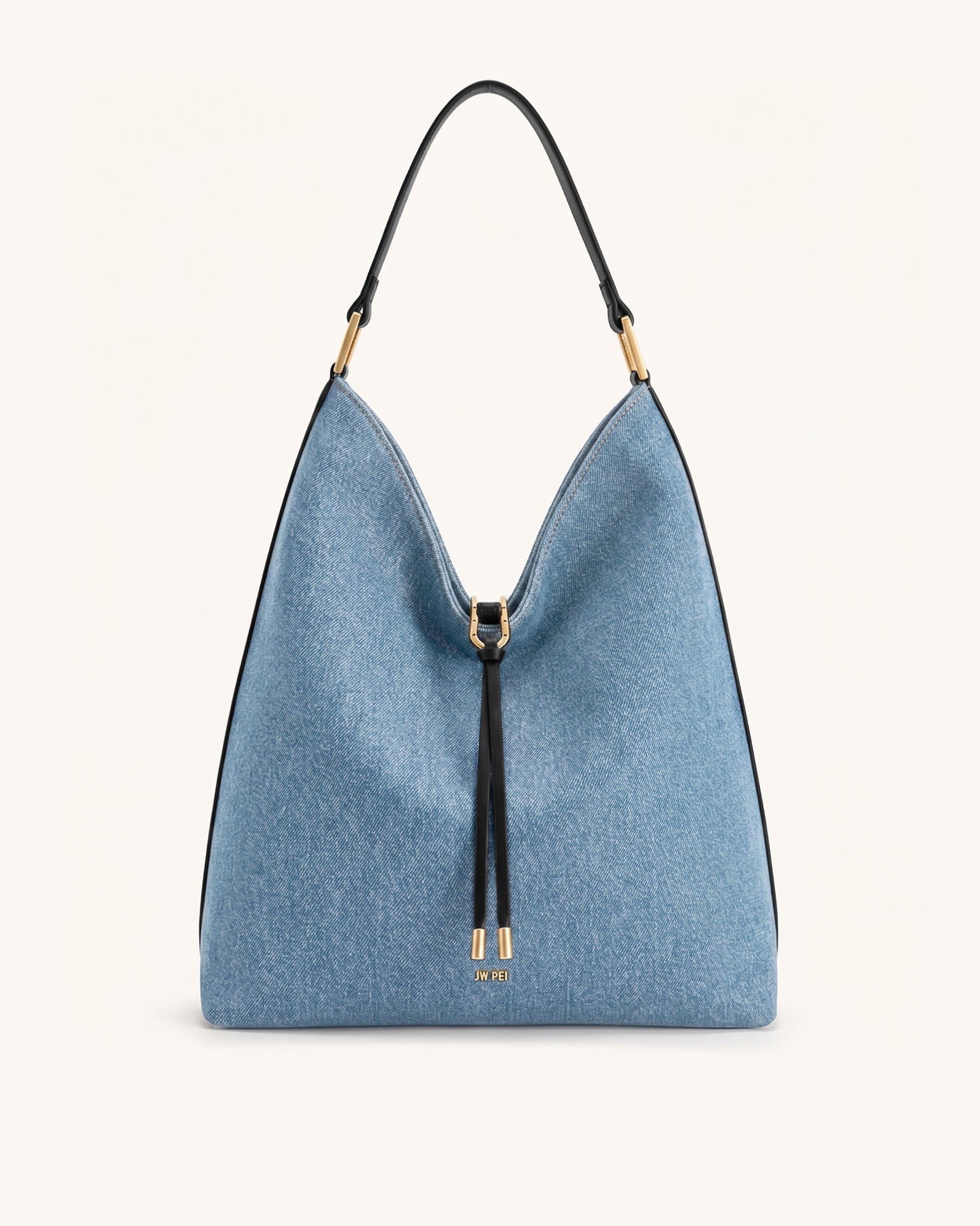 Aria Shoulder Bag - Light Wash Denim