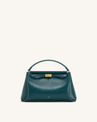 Carmen Top Handle Bag - Teal