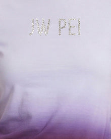 The Glitz Ombre Rhinestone Logo Tee - Plum Twilight