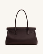 Yara Large Shoulder Bag - Dark Brown