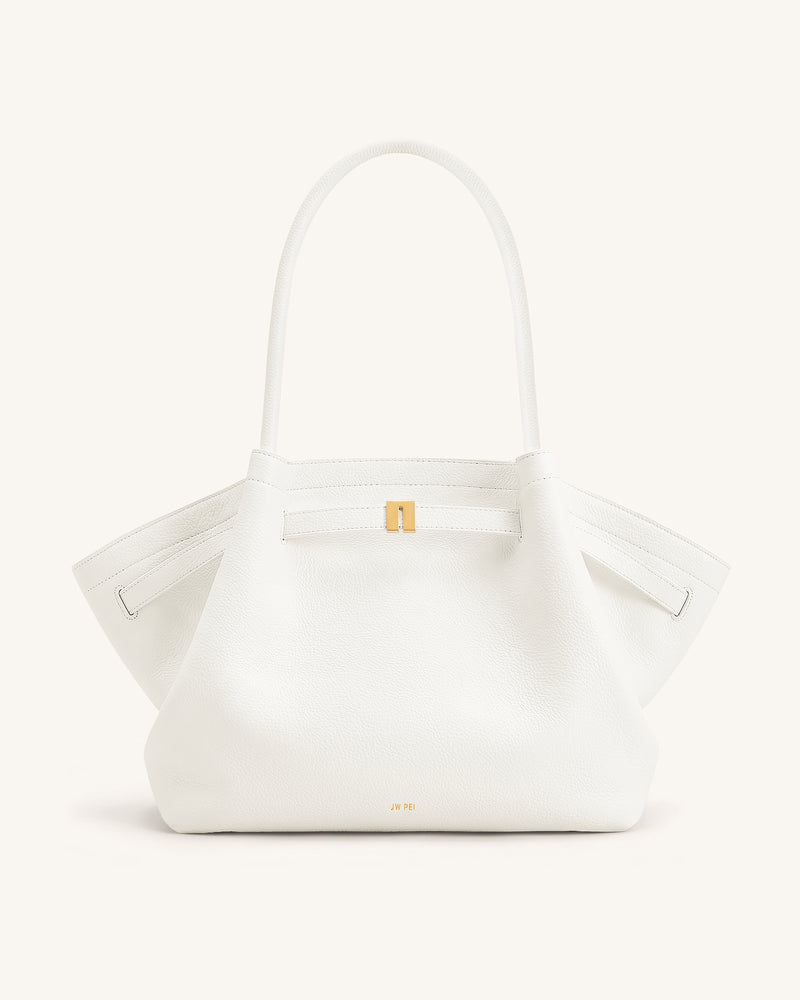 Hana Large Tote Bag - White