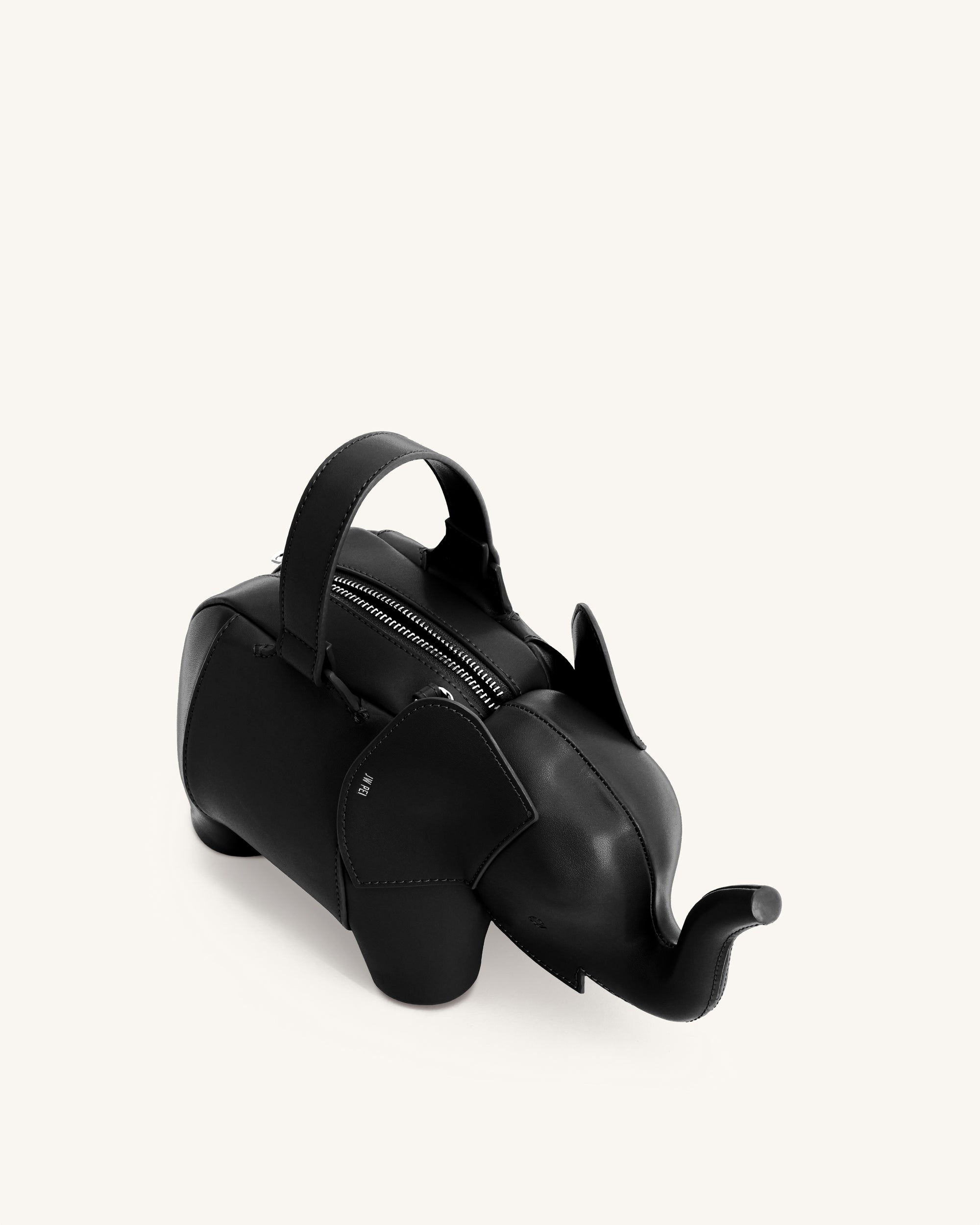 Claire Elephant Shaped Handbag - Black