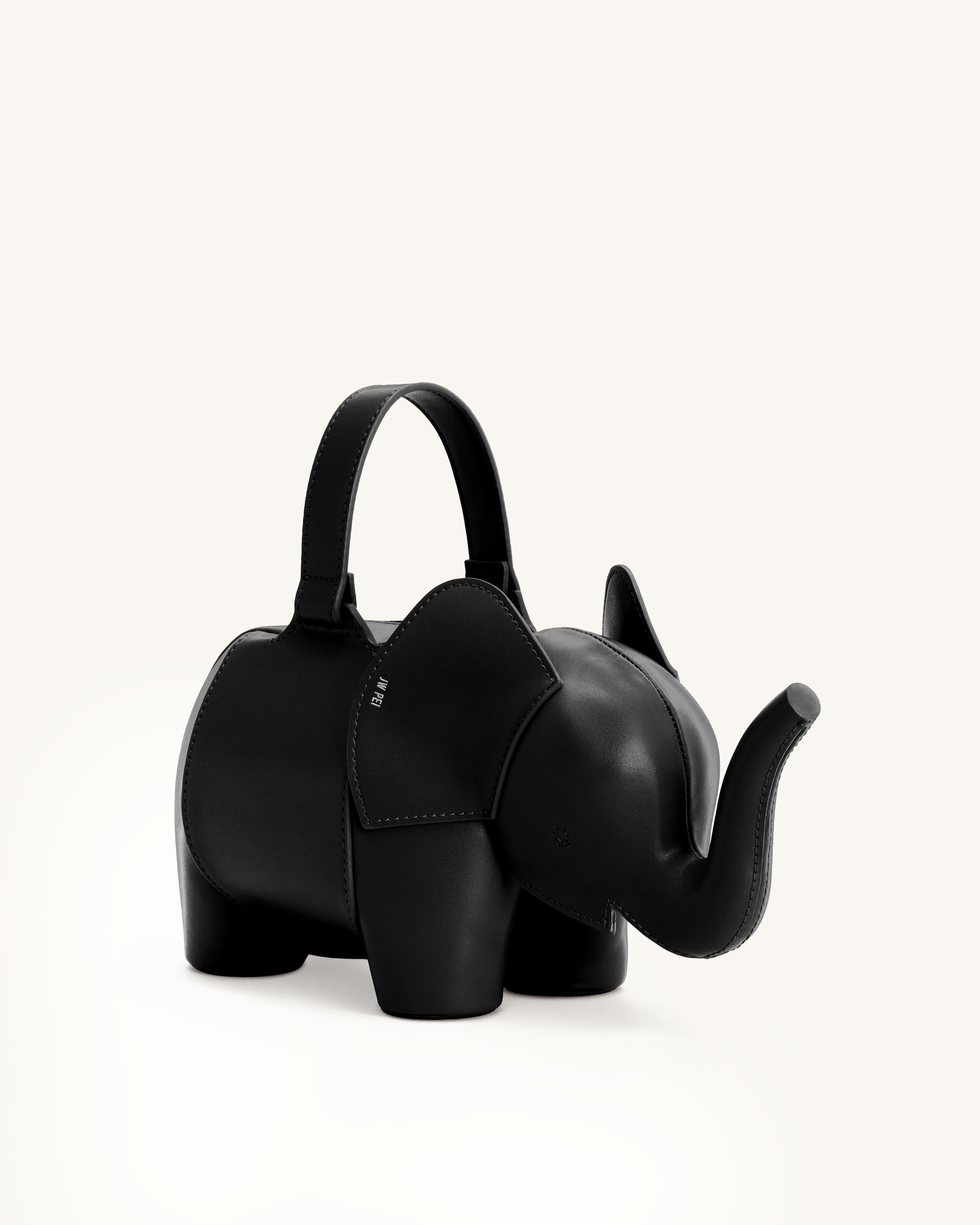 Claire Elephant Shaped Handbag - Black