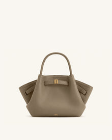 Hana Mini Tote Bag - Mud Gray