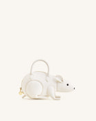 Mia Mouse Top Handle Bag - White
