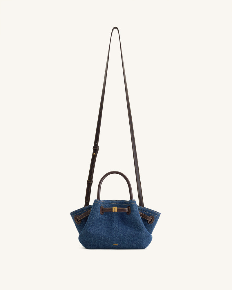 Hana Mini Tote Bag - Blue Denim