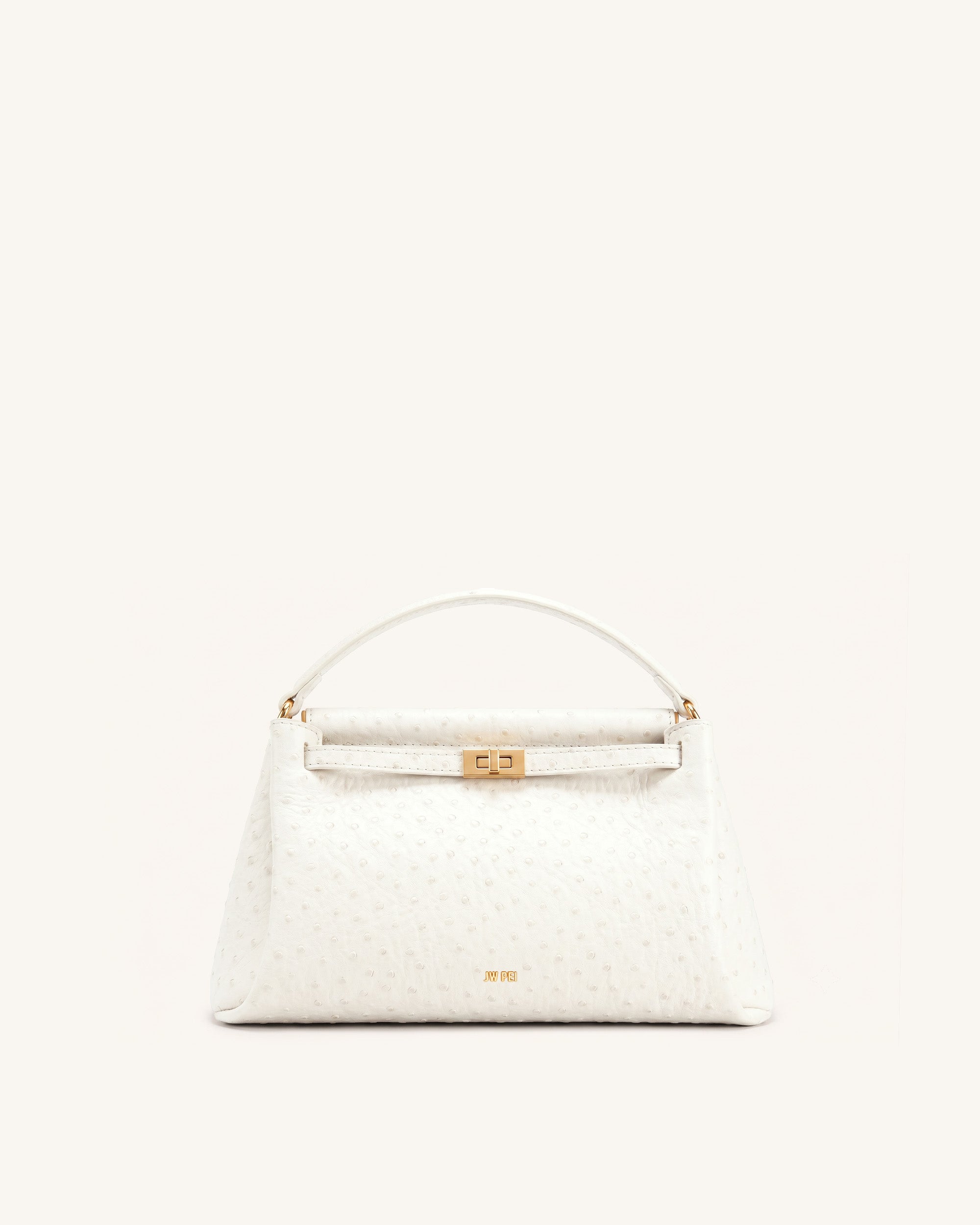 Carmen Top Handle Bag - Milky White