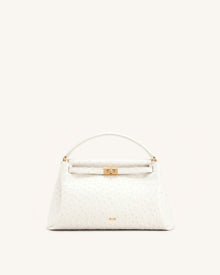 Carmen Top Handle Bag - Milky White