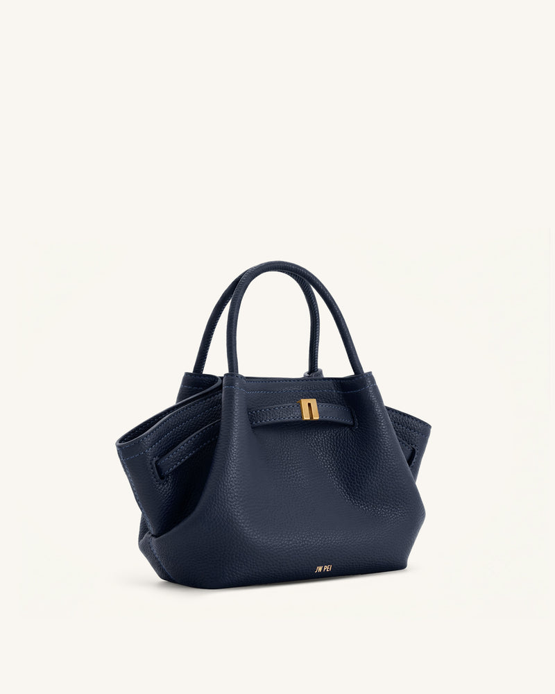 Hana Mini Tote Bag - Navy Blue