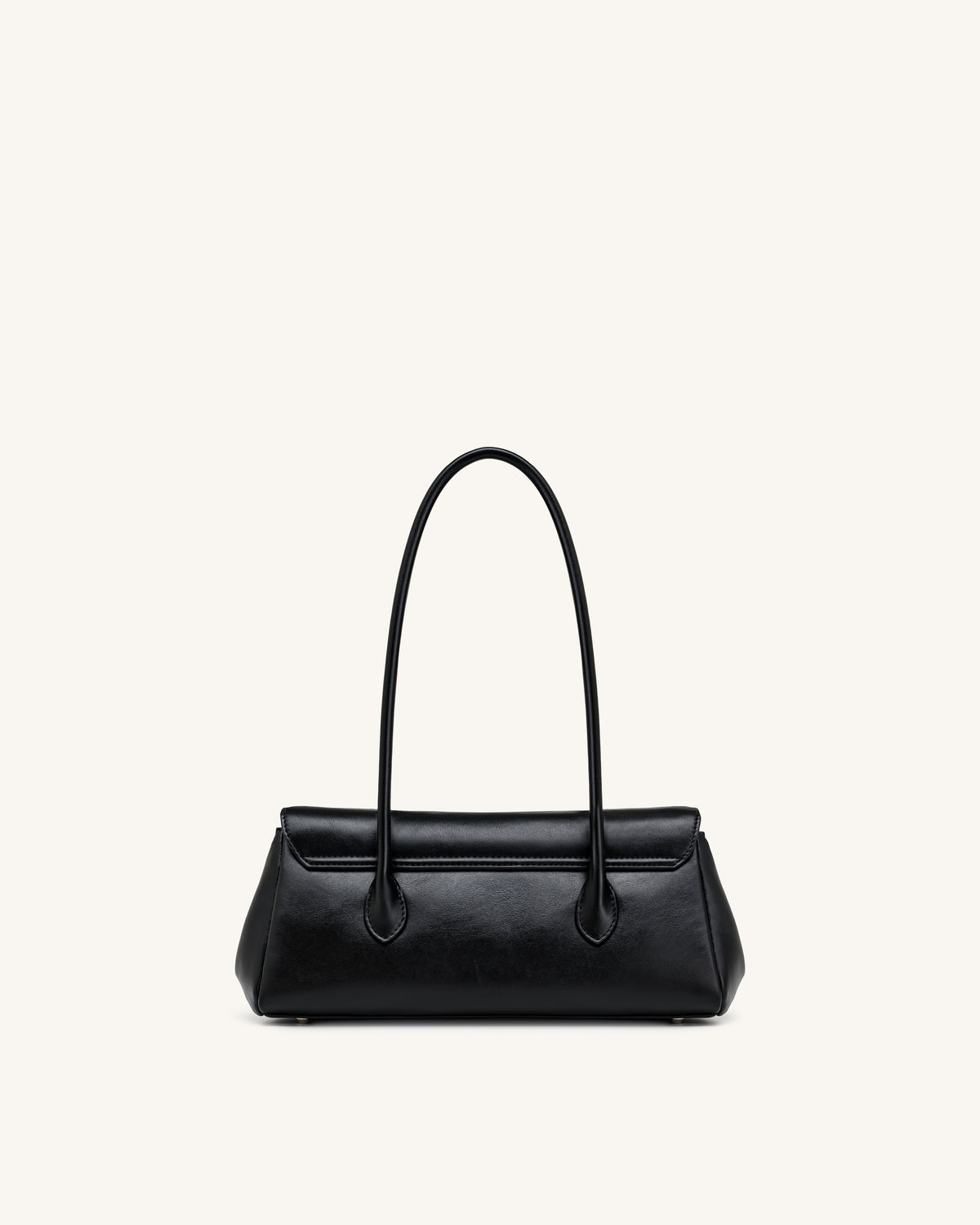 Solenne East-West Shoulder Bag - Black